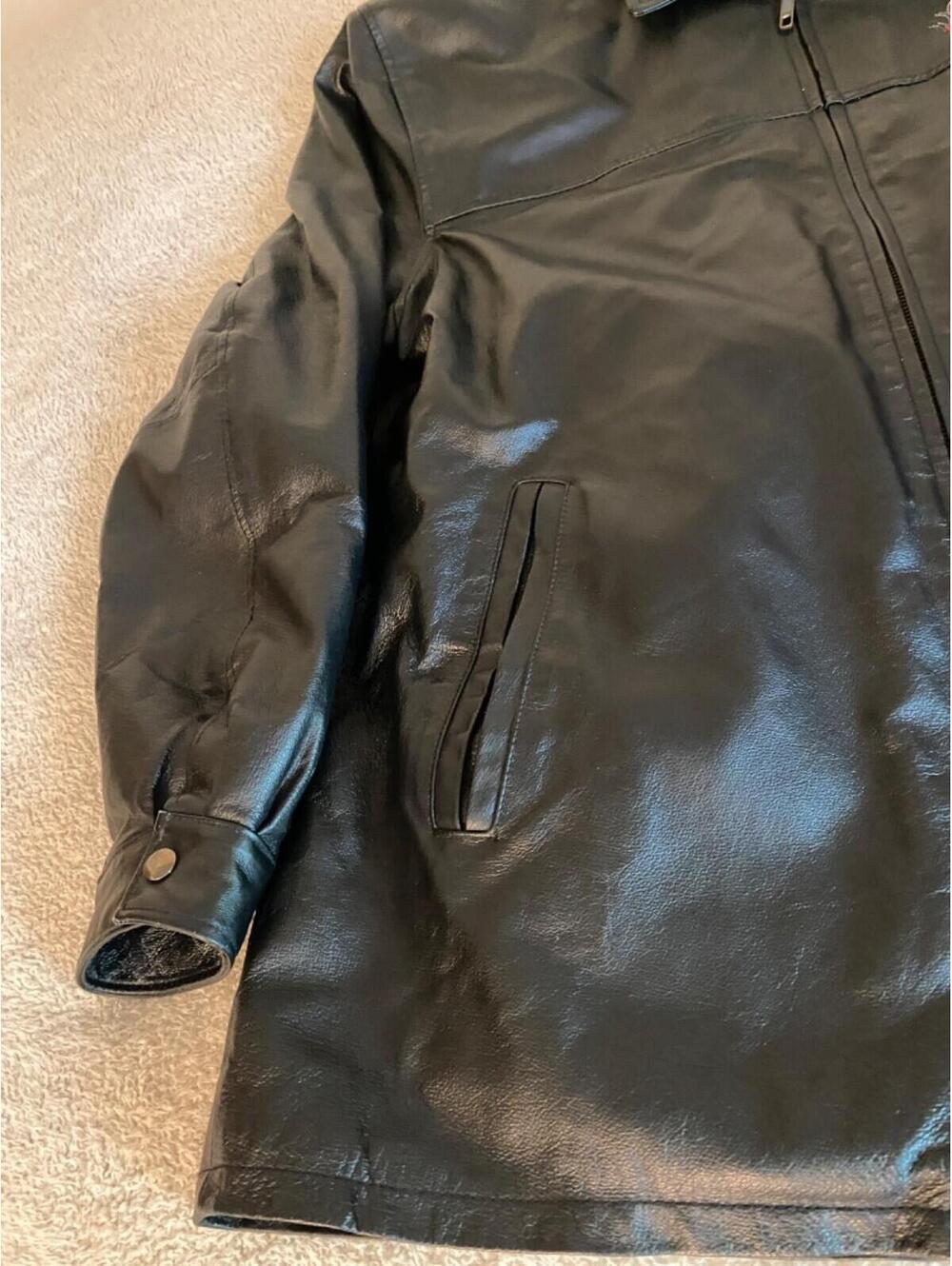 VTG Andrade World Series of Poker Leather Jacket WSOP Large Removable Lining - Picture 2 of 16